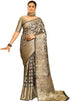 Vasthrlay Organza Patola Leriya Unstitched Saree