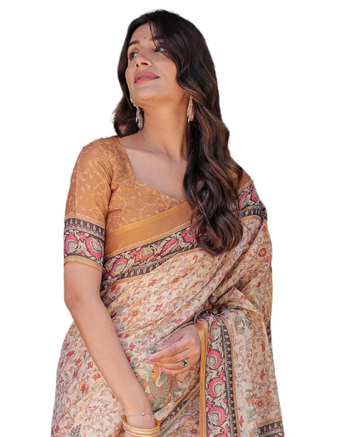 Vasthrlay Handloom Printed Saree