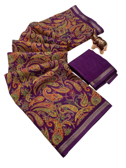 Vasthrlay Soft Saree Floral Digital Extraodinary