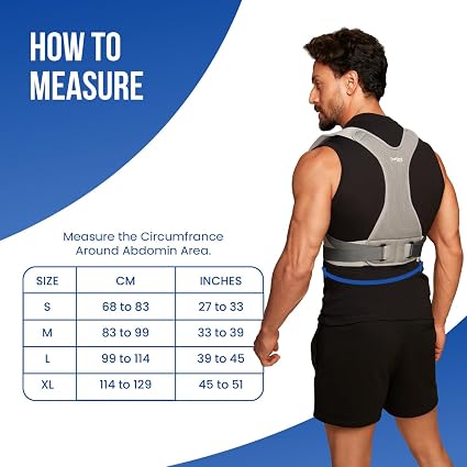 Leeford Ortho Neoprene Posture Corrector Belt For Men And Women