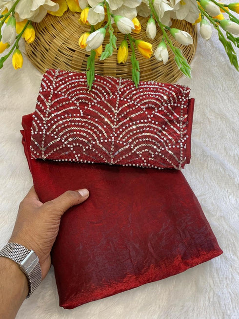 Vasthrlay Embroidery Saree