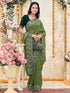 Vasthrlay Georgette Embriodery Dusty Saree