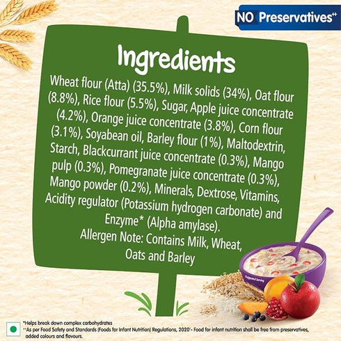 CERELAC Baby Food Cereal | 5 Grains & Fruits