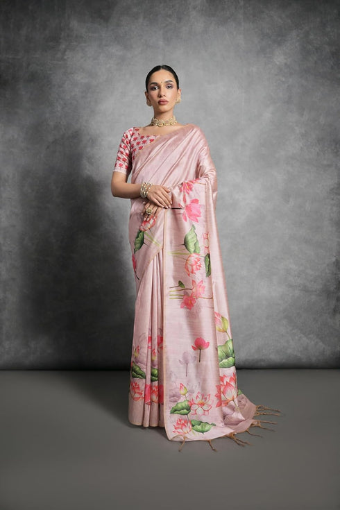Vasthrlay Tussar Silk Saree
