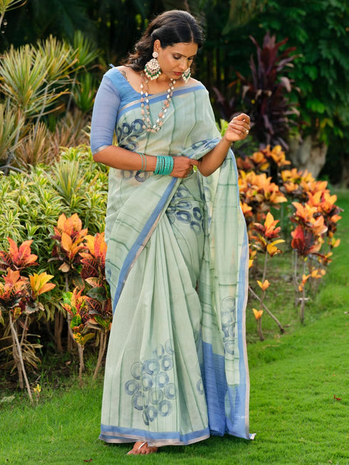 Vasthrlay Yellow Unstitched Sr Ethnic Wear