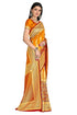 Vasthrlay Banarasi Bridal Orange Ethnic Wear