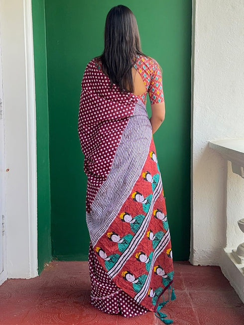 Vasthrlay Printed Unstitched Smc Ethnic Wear