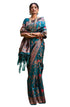 Vasthrlay Banarasi Floral Unstitched Saree
