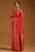 Vasthrlay Orange Georgette Woven