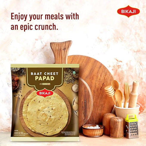 Bikaji Baat Cheet Papad - Quality Papads | 1kg Pack