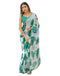 Vasthrlay Chiffon Blouse Maroon Saree