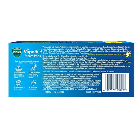 Vicks VapoRub SteamPods