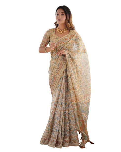 Vasthrlay Traditional Multicolour Multicolor Saree