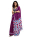 Vasthrlay Womens Printed Unstitched Green Saree