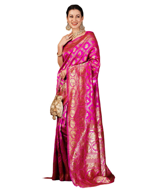 Vasthrlay Banarasi Traditional Unstitched Saree