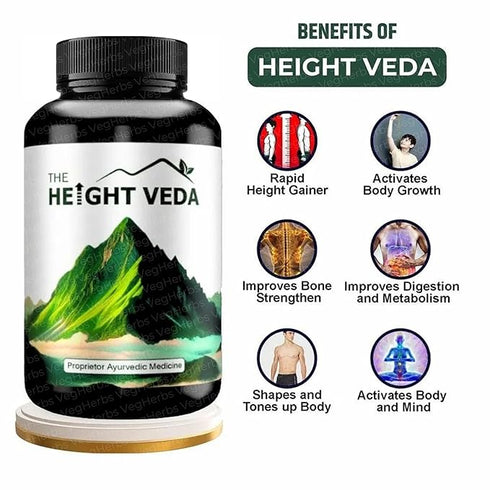 VegHerbs Original Height Veda Supreme 30 Capsules