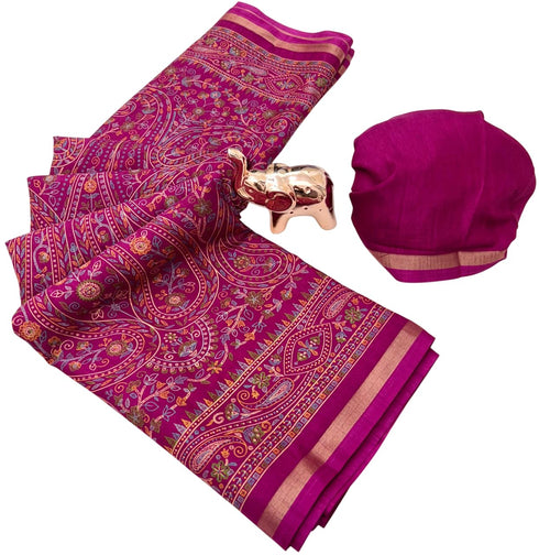 Vasthrlay Tussar Saree Floral