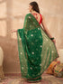 Vasthrlay Georgette Bandhani Embroidered Unstitched Ethnic Wear