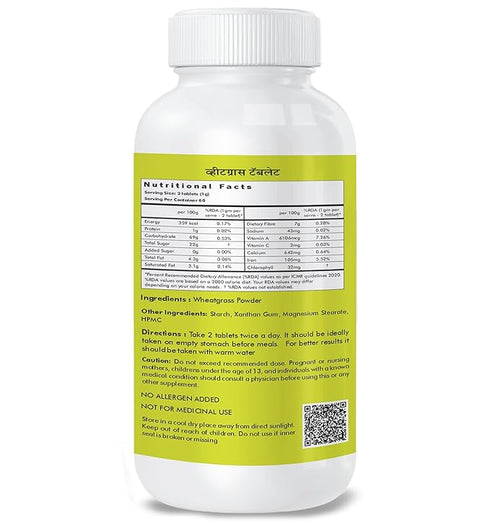 Herbal Hills Wheat-O-Power Wheatgrass Tablet