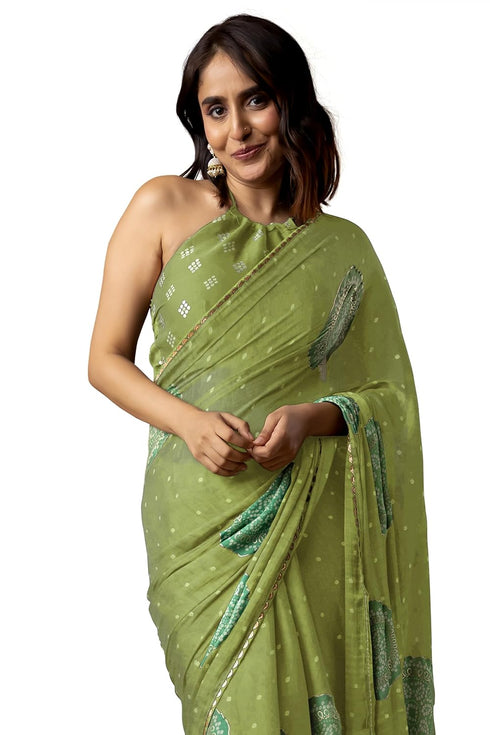 Vasthrlay Fashion Chiffon Georgette Light Ethnic Wear
