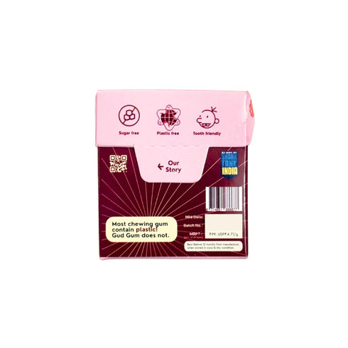 Gud Gum Strawberry Chewing Gum