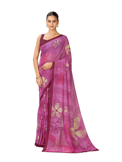 Vasthrlay Georgette Floral Saree
