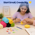 Crochet Kit for Beginners with Wool Yarn, Crochet Hooks, Stitch Markers & Needles