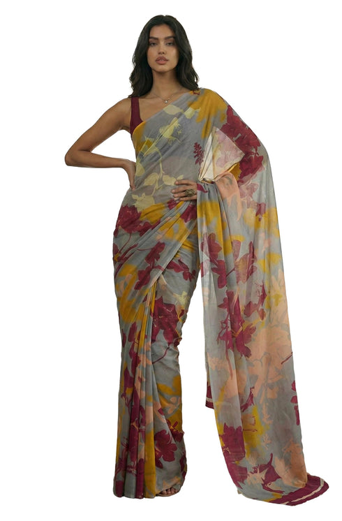 Vasthrlay Georgette Printed Saree