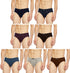 Dixcy Scott Plain/Solid Assorted Cotton Men's Briefs/Underwear - Pack of 7 (#Salsa-Brief-90 CM) (Color & Prints May Vary)