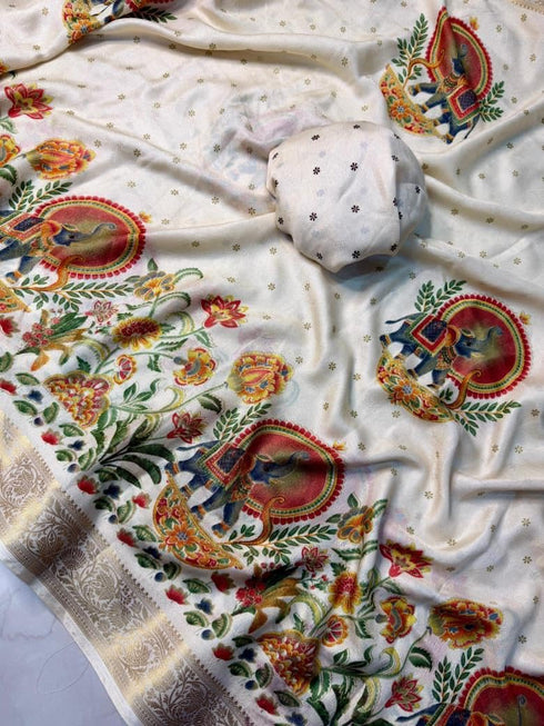 Vasthrlay Cotton Printed Designer Unstitched