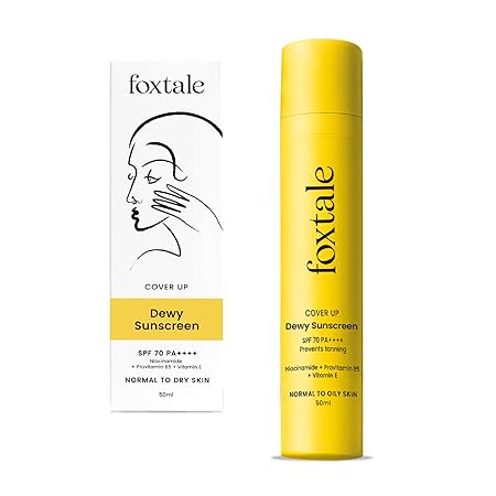 Foxtale SPF 70 Niacinamide Dewy Sunscreen with PA++++