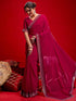 Vasthrlay Bandhani Printed Dusty Saree