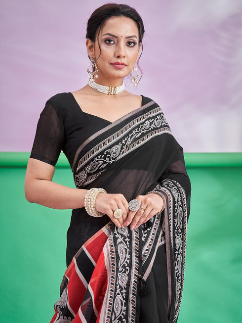 Vasthrlay Abstract Printed Unstitched Hs Ethnic Wear