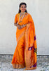 Vasthrlay Kanjivaram Paithani Unstitched Mahendi Ethnic Wear