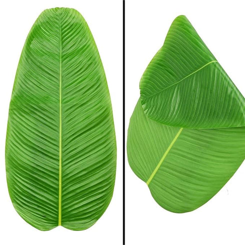 Artificial Tropical Banana Leaf For Dining Table