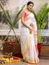 Vasthrlay Weaving White1 White Saree