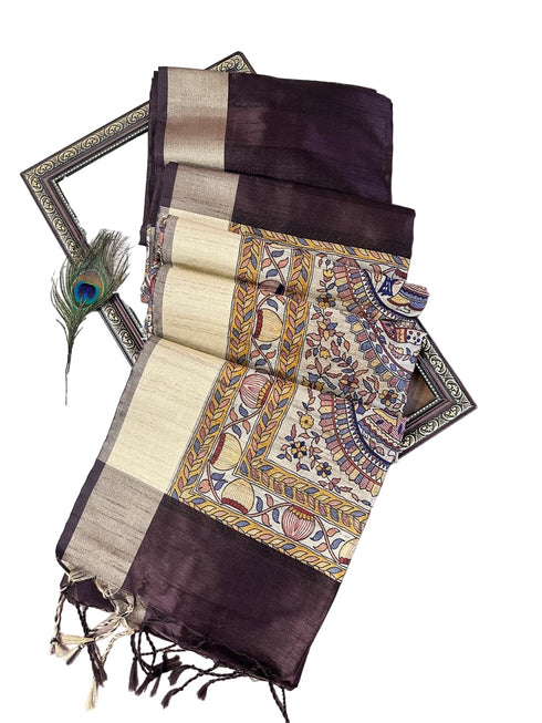 Vasthrlay Tussar Saree Bordar
