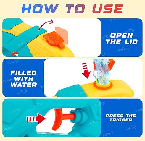 Zest 4 Toyz Holi Pichkari Water Gun for Kids 2-Mini Water Guns