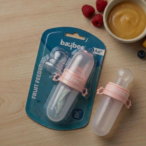 Baybee 2 In 1 Silicone Baby Food Feeder And Fruit Nibbler Pacifier For Babies