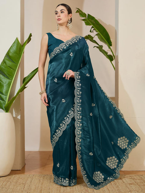 Vasthrlay Embroidered Unstitched Vh Ethnic Wear
