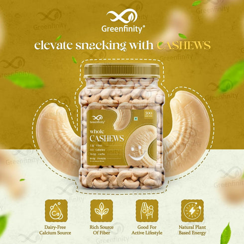 GreenFinity Premium Almonds & Cashews Combo