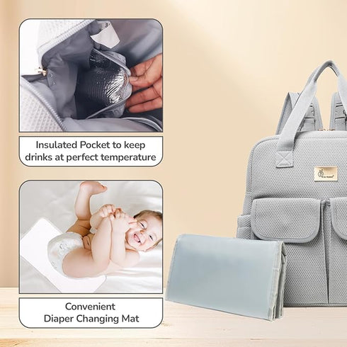 R for Rabbit Caramello Breezy Baby Diaper Bag