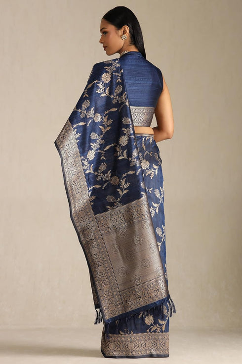 Vasthrlay Tussar Floral Print