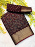 Vasthrlay Kalamkari Digital Piece Navy