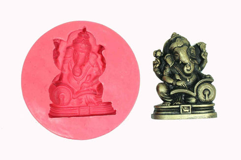 Claysphere Kaveesha Ganesha Silicone Mould (Small)