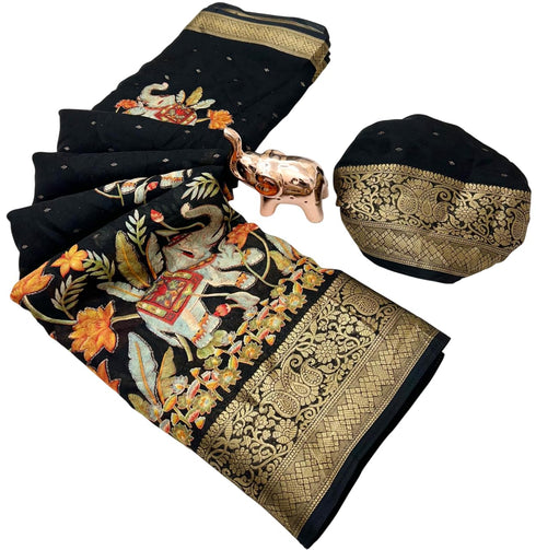 Vasthrlay Beautiful Floral Weaving