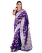 Vasthrlay Jacquard Kanjivaram Unstitched Cream Saree