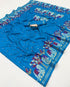 Vasthrlay Kalamkari Elephant Contrast