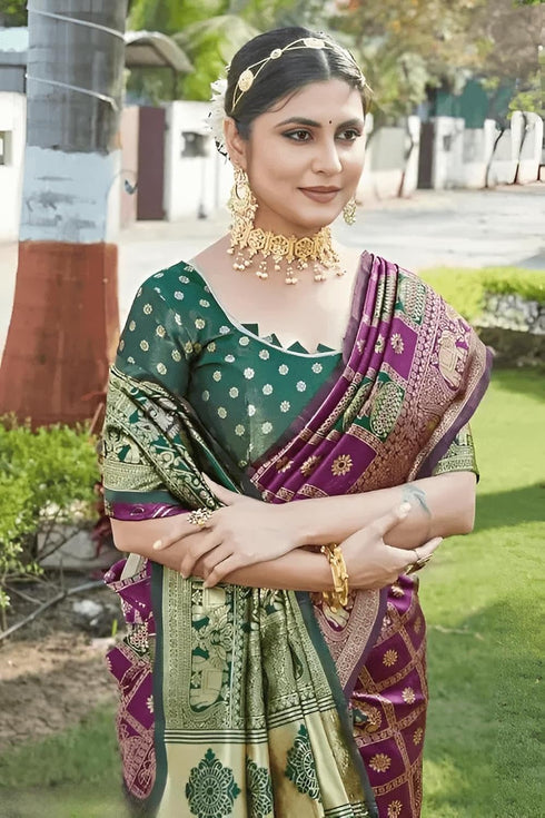 Vasthrlay Banarasi Kanjivaram Printed Az Ys Houseful Ethnic Wear