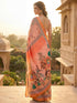 Vasthrlay Printed Peach1 Saree